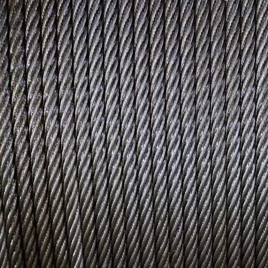 트럭 크레인 리프팅을 위한 6X29f 8~120mm 케이블 아연 도금 또는 아연 도금 강철 와이어 로프